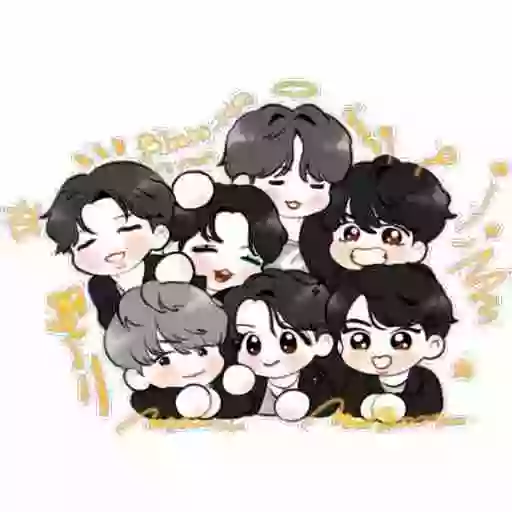 BTS SUPER ANIME STICKERS