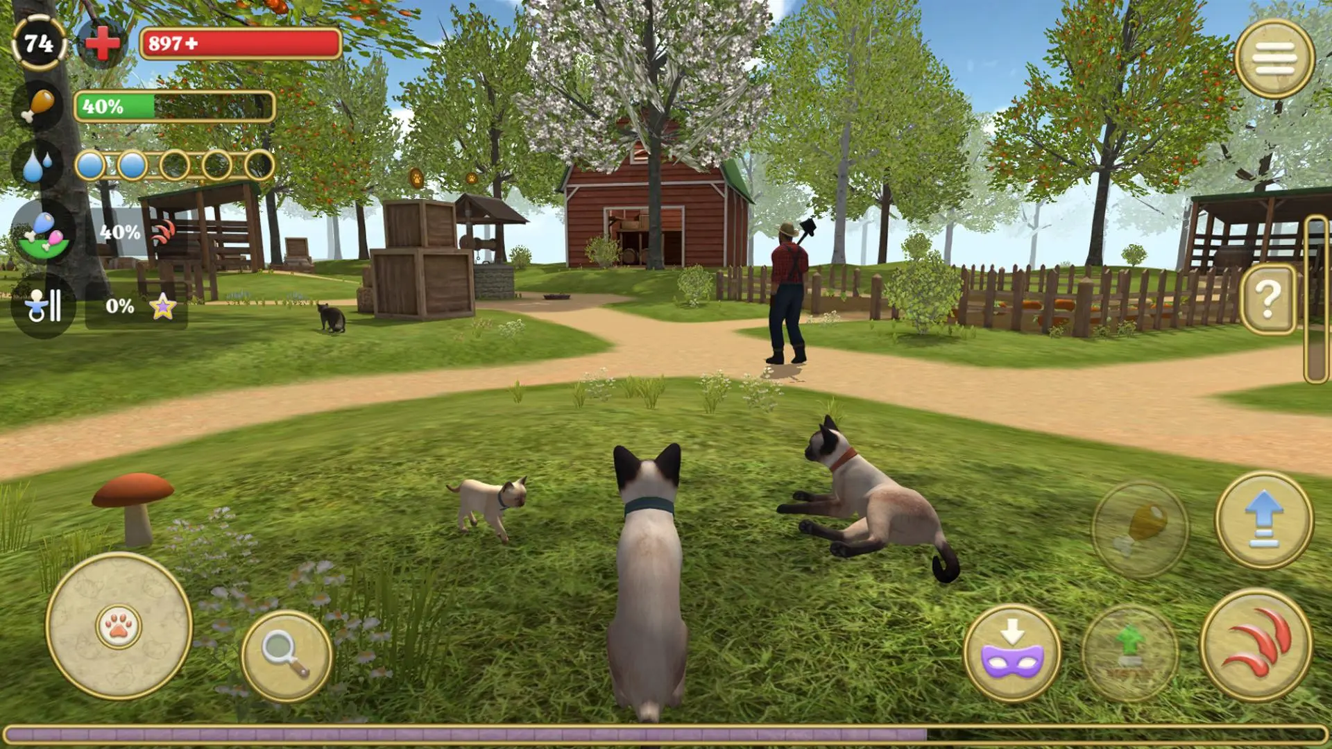 Jogue Cat Simulator Craft 3D gratuitamente sem downloads