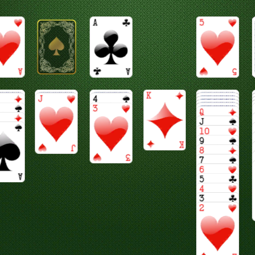 Collection card solitaire game