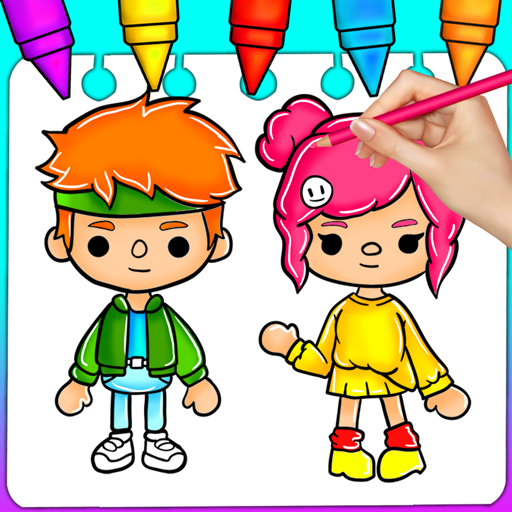 Toca Boca Coloring Life