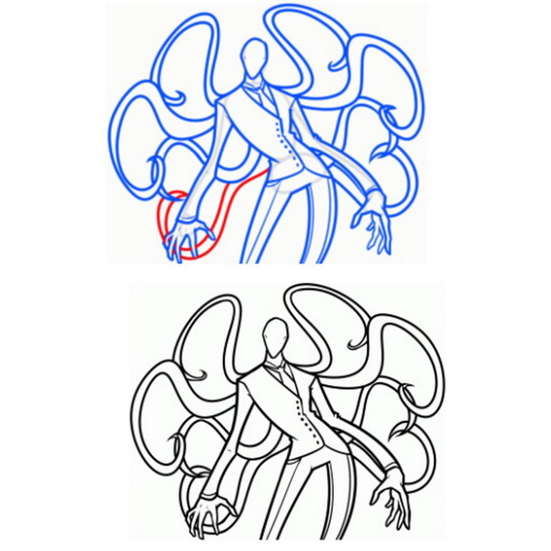 Идеи для срисовки слендермена (90 фото)