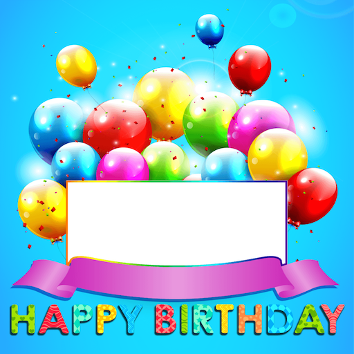 Birthday photo frames