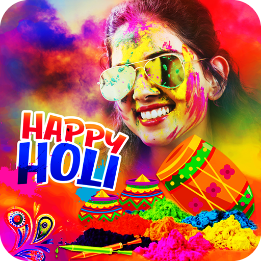 Happy Holi Photo Frame 2023