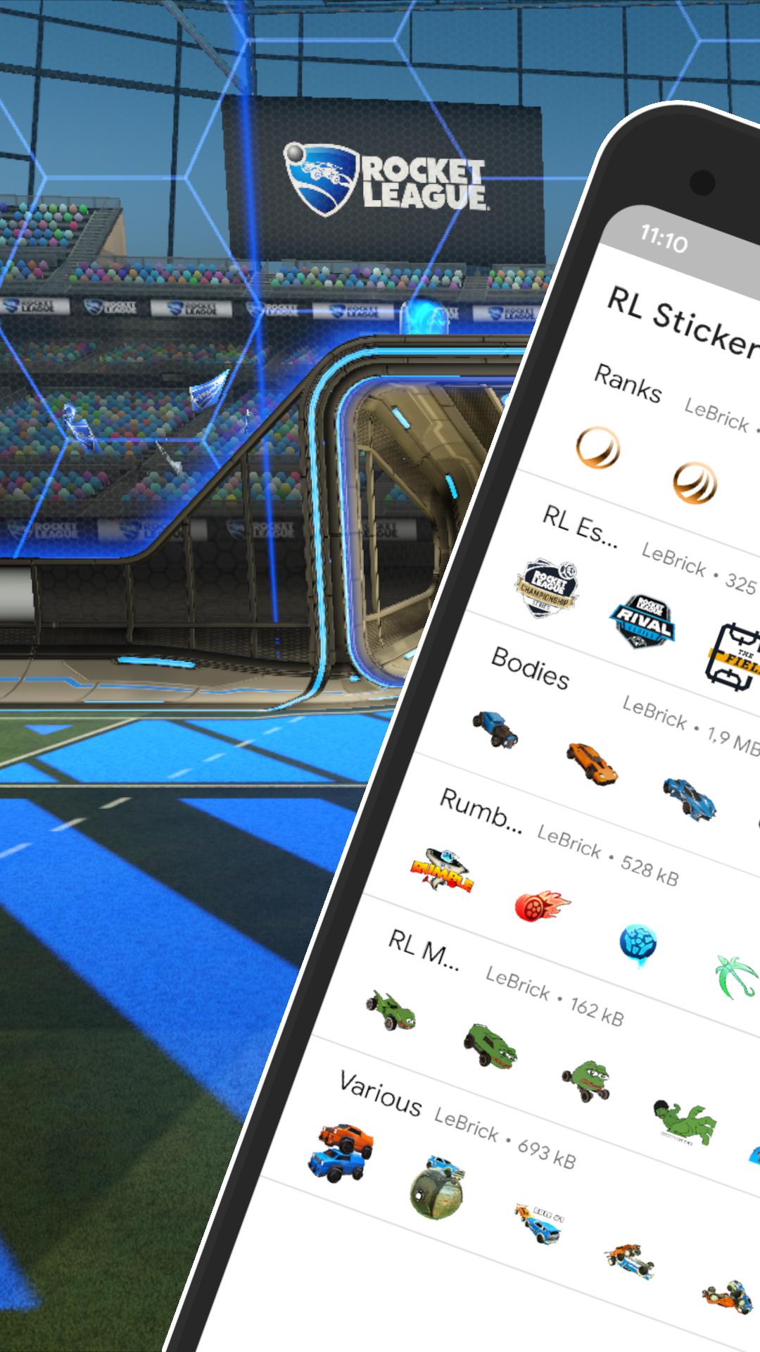 Скачать Rocket League Stickers WA на ПК | Официальный представитель GameLoop