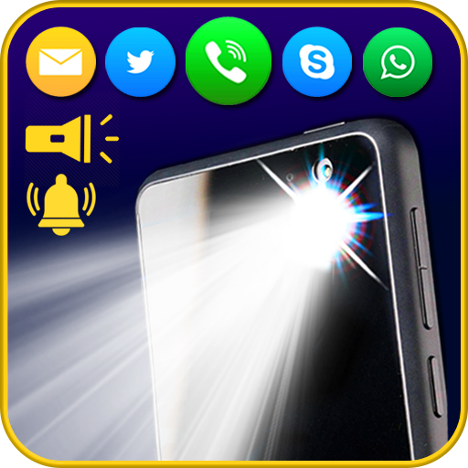 Flashlight: flash on call & sms alerts