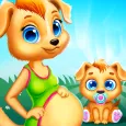 Mom pregnant puppy pet daycare