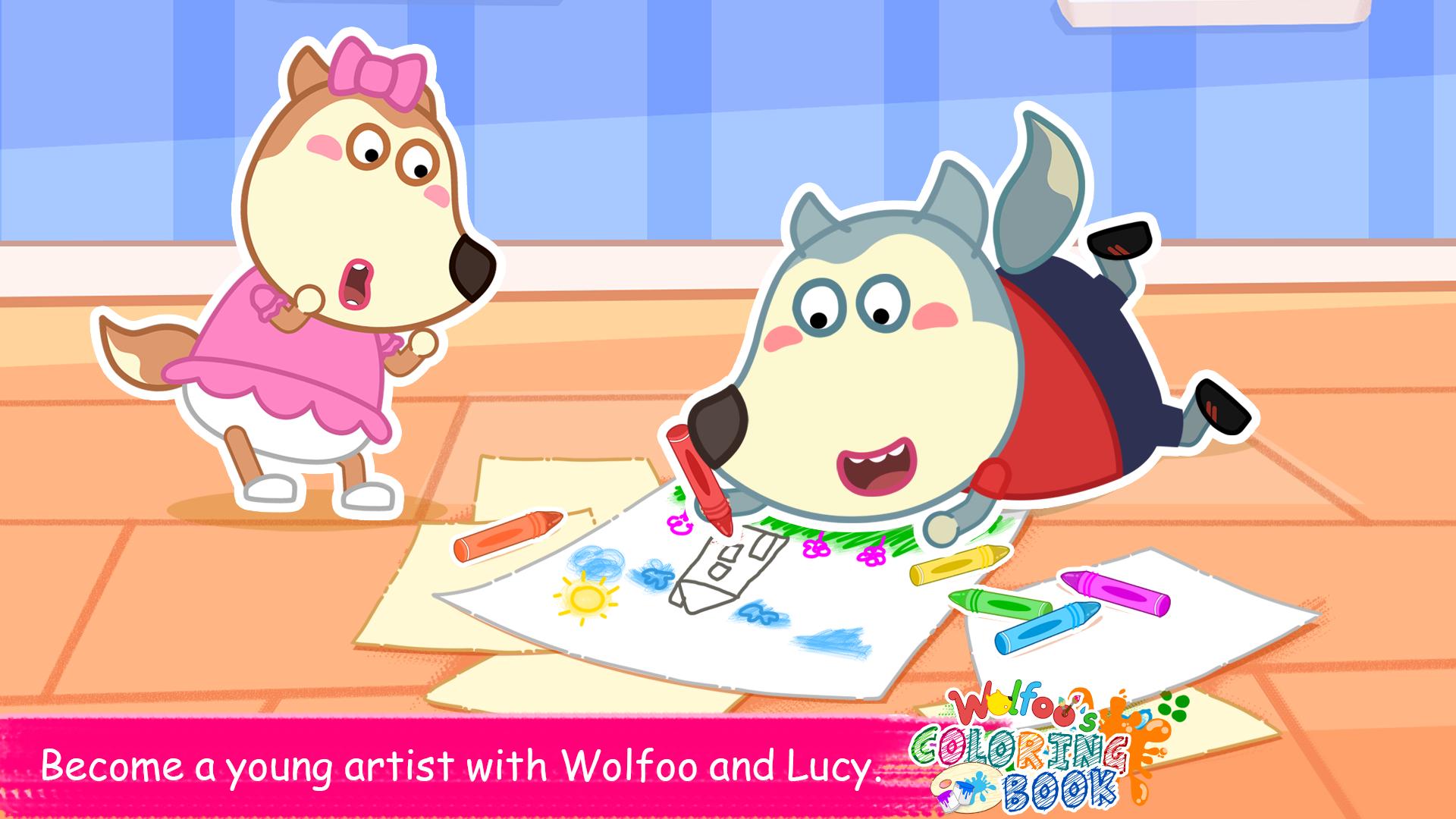 Wolfoo & Lucy -Be Good Kids ! How To Draw Wolfoo and Lucy From Wolfoo &  Friends 
