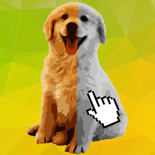 Dog Animal Color Tap Pixel Art