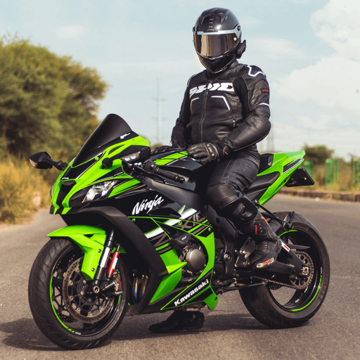 Ninja Kawasaki ZX10r Wallpaper