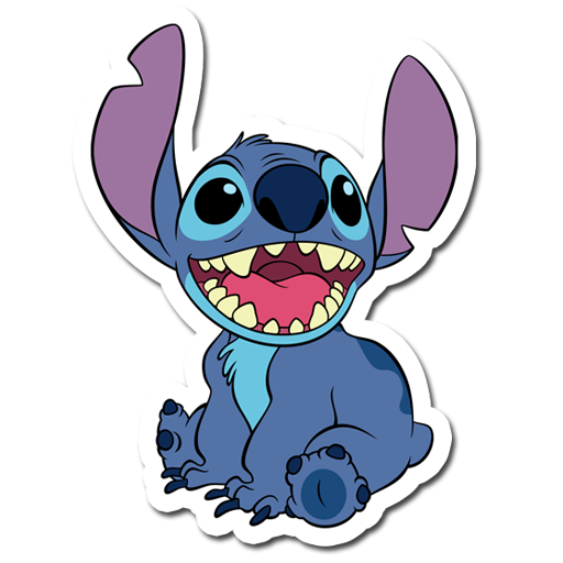 Stitch Sticker & Lilo Sticker for Whatsapp