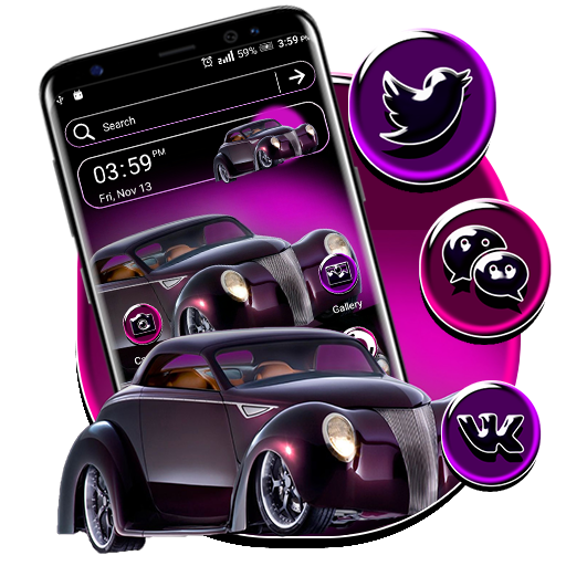 Purple Car Theme