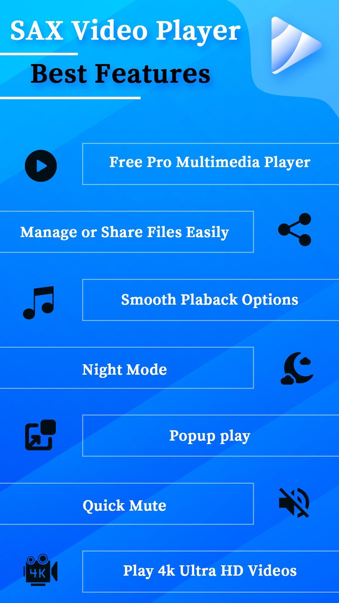 Download SAX Video Player : Pron Player 2020 android on PC