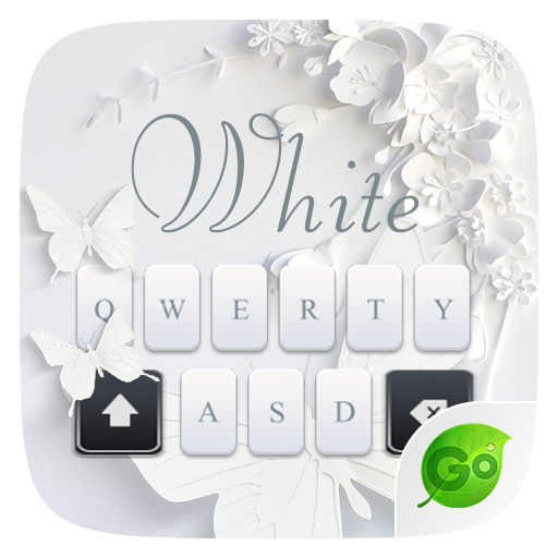 White GO Keyboard Theme