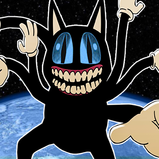 Space Cartoon Cat