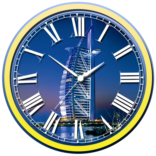 迪拜時鐘壁紙 - 模擬時鐘背景