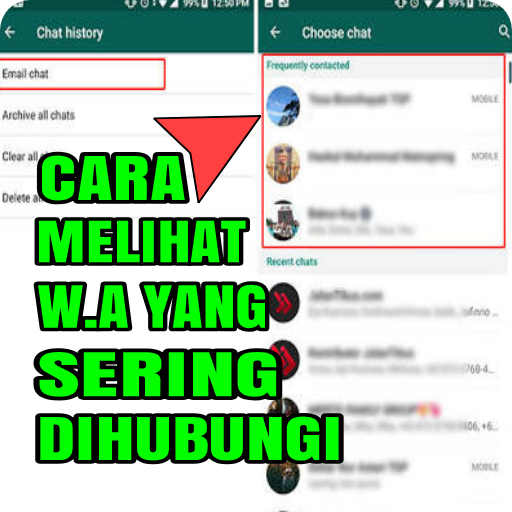 Cara Lihat WA Yg Sering DiChat