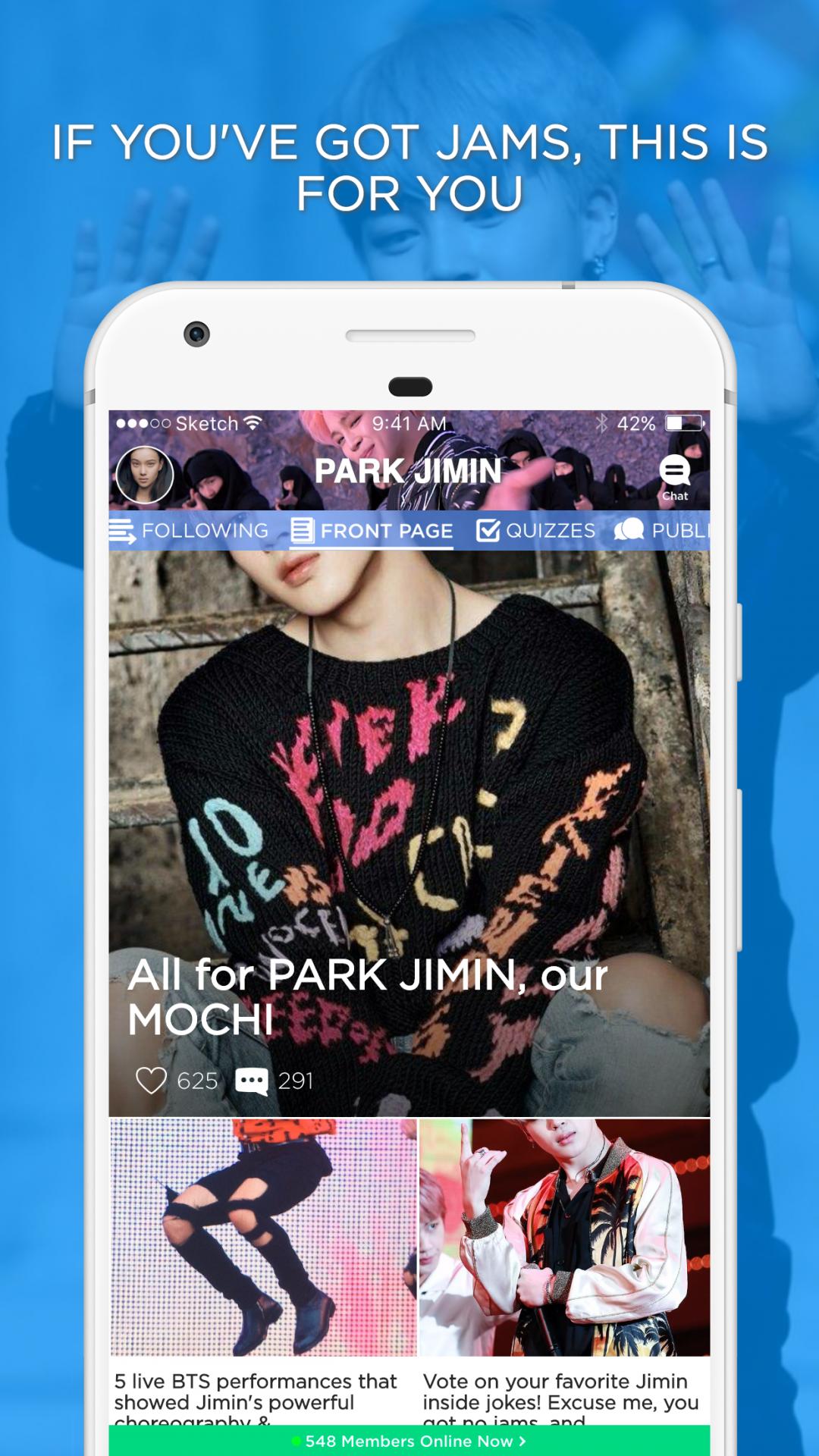 Скачать Jimin Amino for BTS Park Jimin на ПК | Официальный представитель  GameLoop