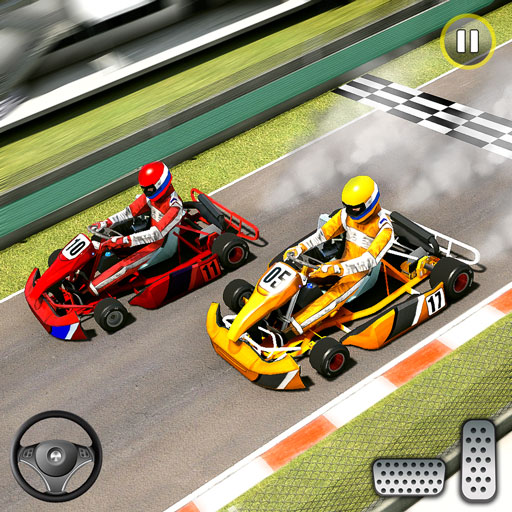क्रेजी गो-कार्ट कार रेसिंग गेम