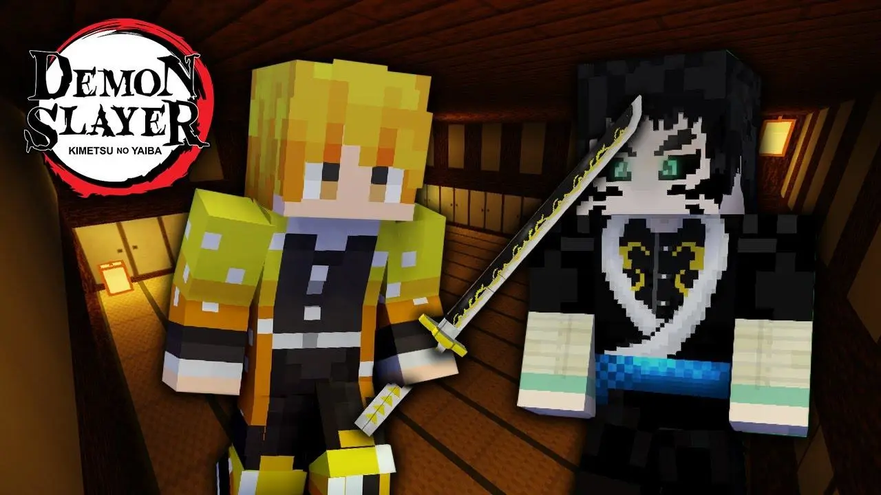 Download Zenitsu Demon Slayer Mod MCPE android on PC