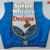 Simple Stitching Blouse Design