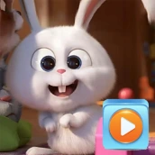 Snowball Rabbit Animated stick