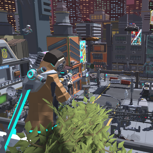 Cyber Punk Dude Theft Open World Sandbox Simulator