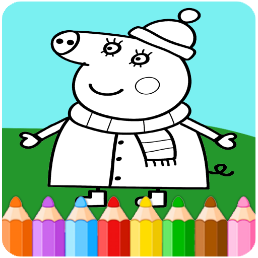 How To Color peppa pig  (coloring pages)