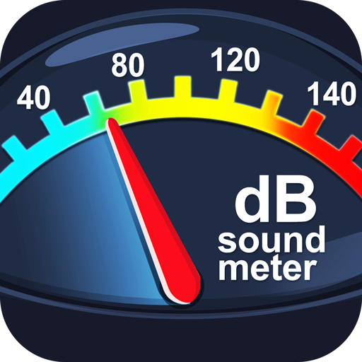 Sound meter in decibels