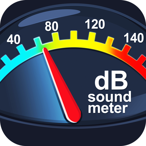 Sound meter in decibels