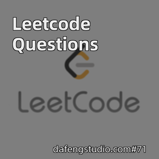 Leetcode Questions