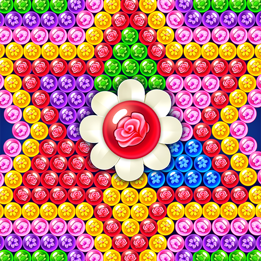 Bubble Shooter - เกมดอกไม้