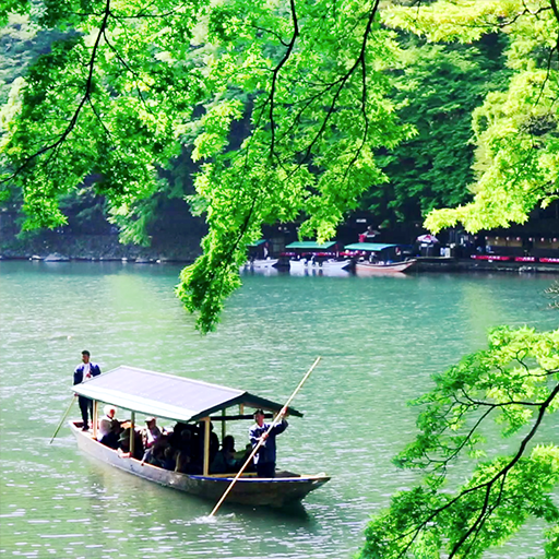 新緑の嵐山 ライブ壁紙