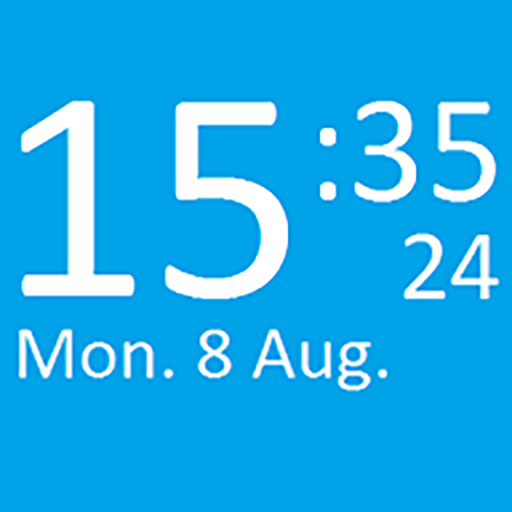 Simple Clock Widget with Secon