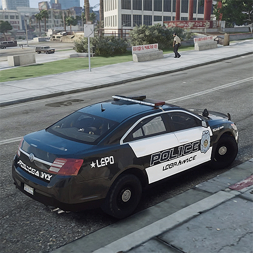 पुलिस कार पार्किंग: ड्राइविंग
