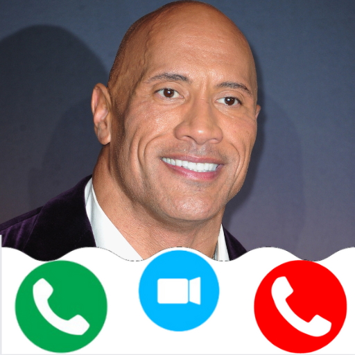 The Rock fake video call