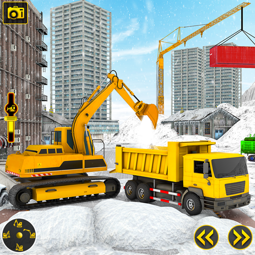 Snow Excavator Simulator Games