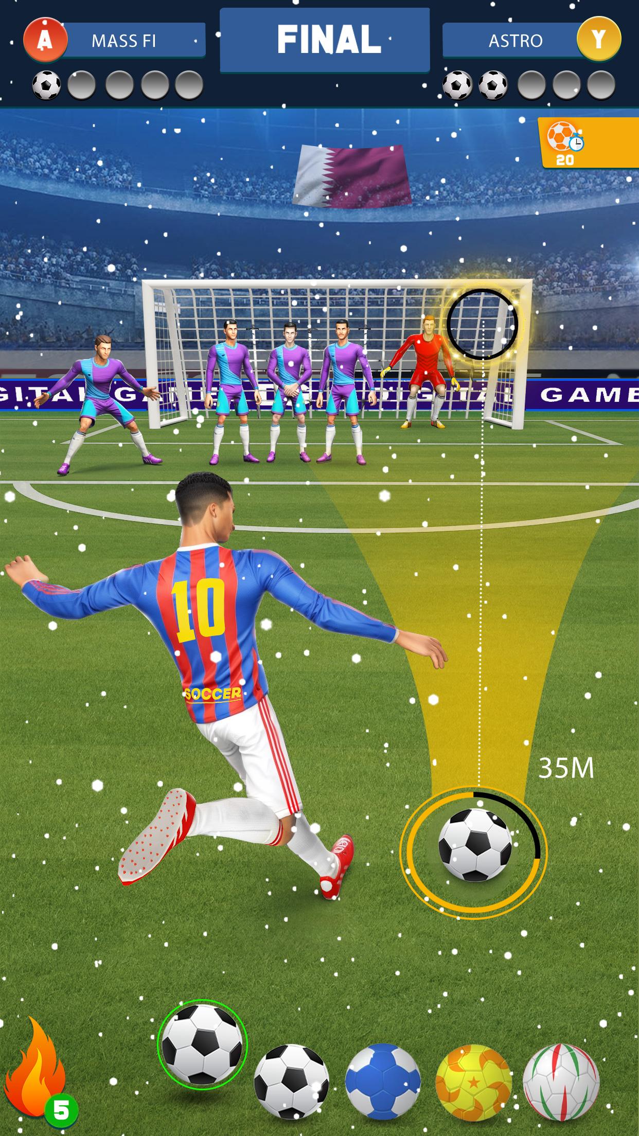 Download Soccer Kicks Strike Game android on PC