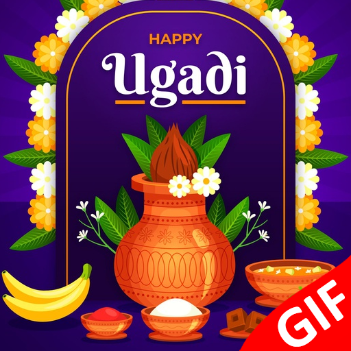 Ugadi GIF : Gudi Padwa Wishes GIF