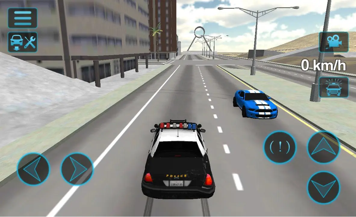 Download Fast Police Car Driving 3D android on PC