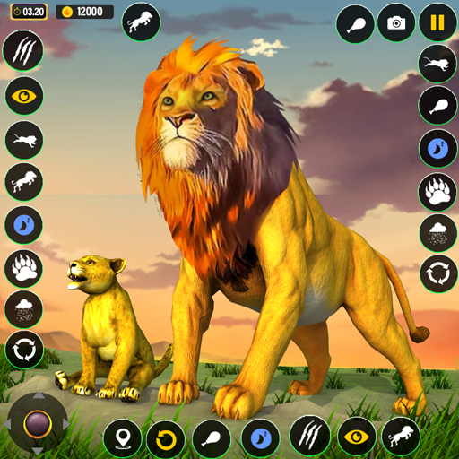 Trò chơi sư tử: Sim động vật