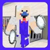 Download mobs Ice Scream 6 MCPE android on PC