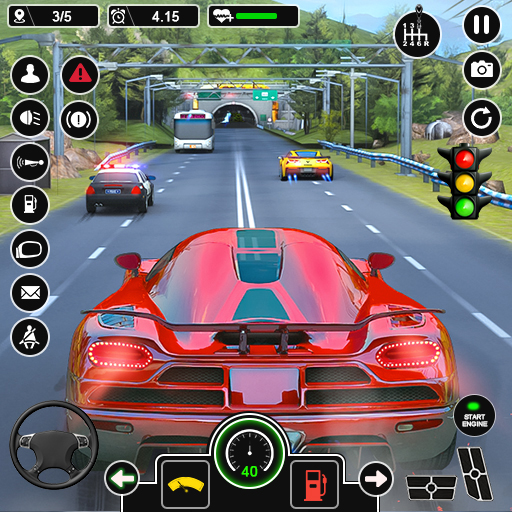 permainan perlumbaan kereta 3D
