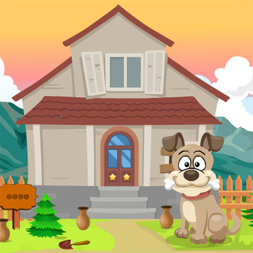 Cartoon Dog Rescue Kavi Escape Is Point Game.