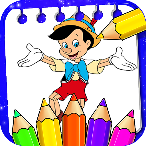 Pinocchio Coloring Carton Book