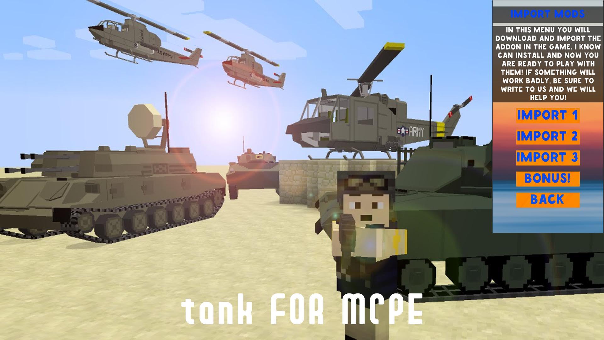 Скачать Tank Mod for Minecraft PE на ПК | Официальный представитель GameLoop