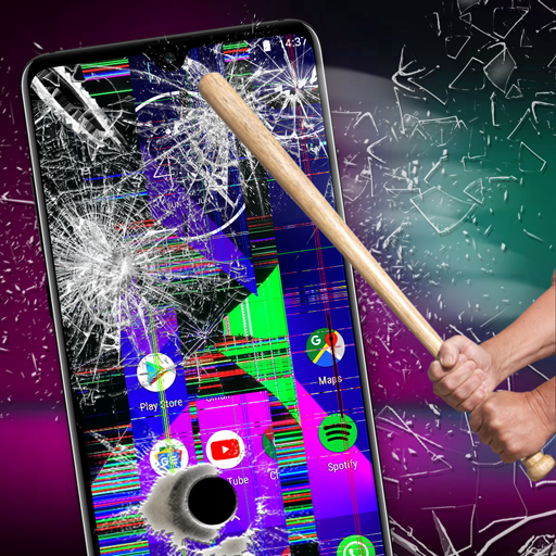 Break Screen Glass App Prank