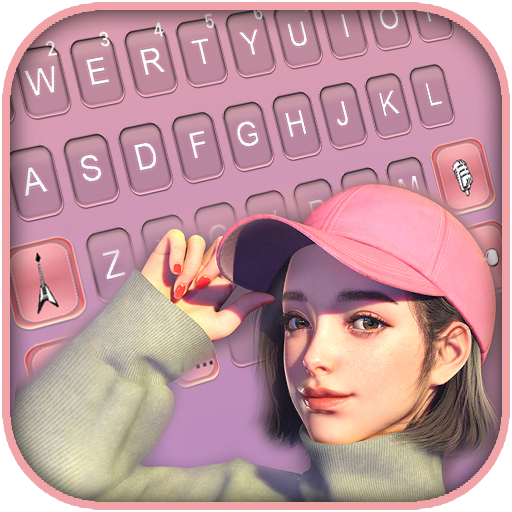 Tema Keyboard CGI Beauty Girl