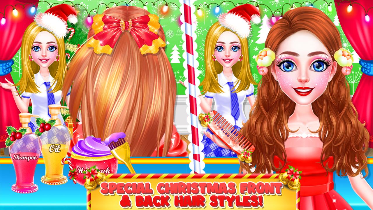 Скачать Christmas Girls Hair Spa Salon на ПК | Официальный представитель  GameLoop