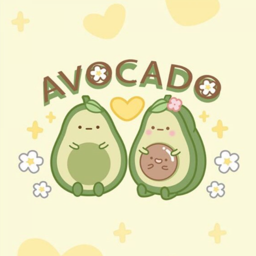 Cute Avocado Wallpaper