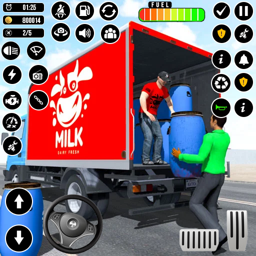 Town Milk Delivery Van Games